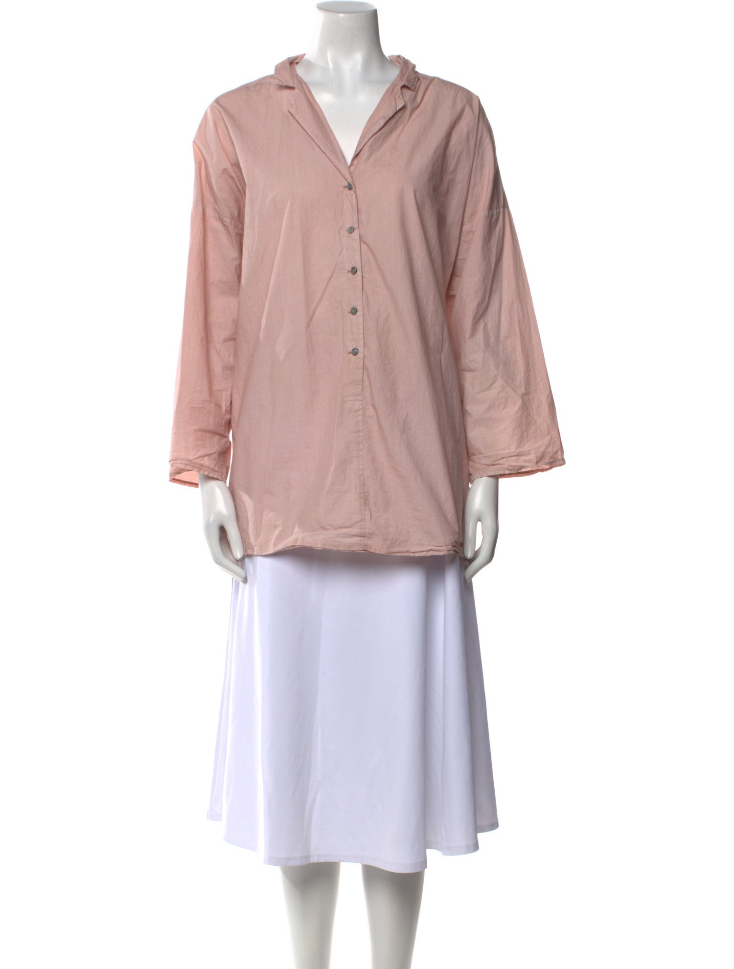 Album di Famiglia V-Neck Long Sleeve Tunic
