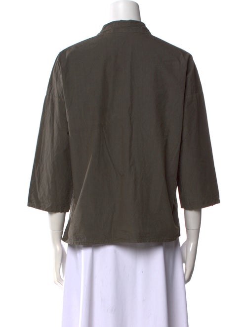 Album di Famiglia Three-Quarter Sleeve Button-Up Top