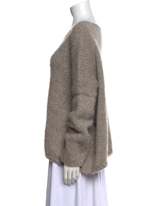 Album di Famiglia Alpaca Scoop Neck Sweater