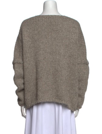 Album di Famiglia Alpaca Scoop Neck Sweater