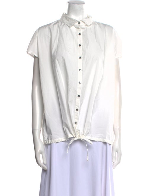 Album di Famiglia Short Sleeve Button-Up Top