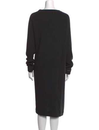 Album di Famiglia Bateau Neckline Knee-Length Dress