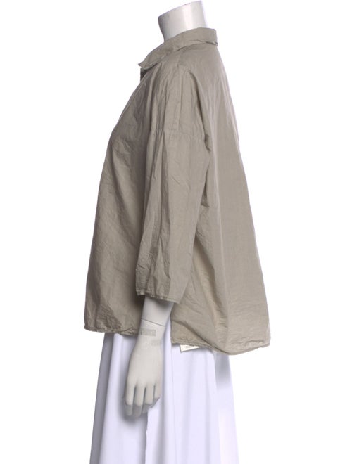 Album di Famiglia Three-Quarter Sleeve Button-Up Top