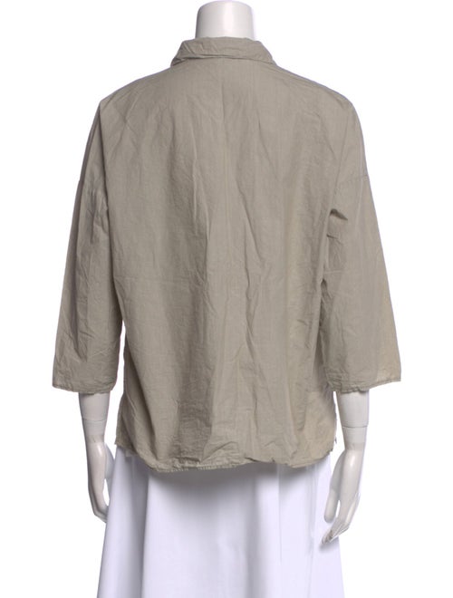 Album di Famiglia Three-Quarter Sleeve Button-Up Top