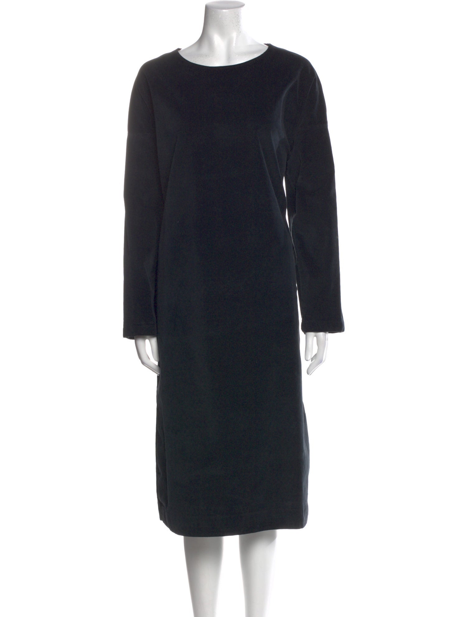 Album di Famiglia Bateau Neckline Midi Length Dress