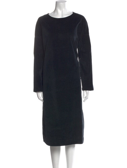 Album di Famiglia Bateau Neckline Midi Length Dress