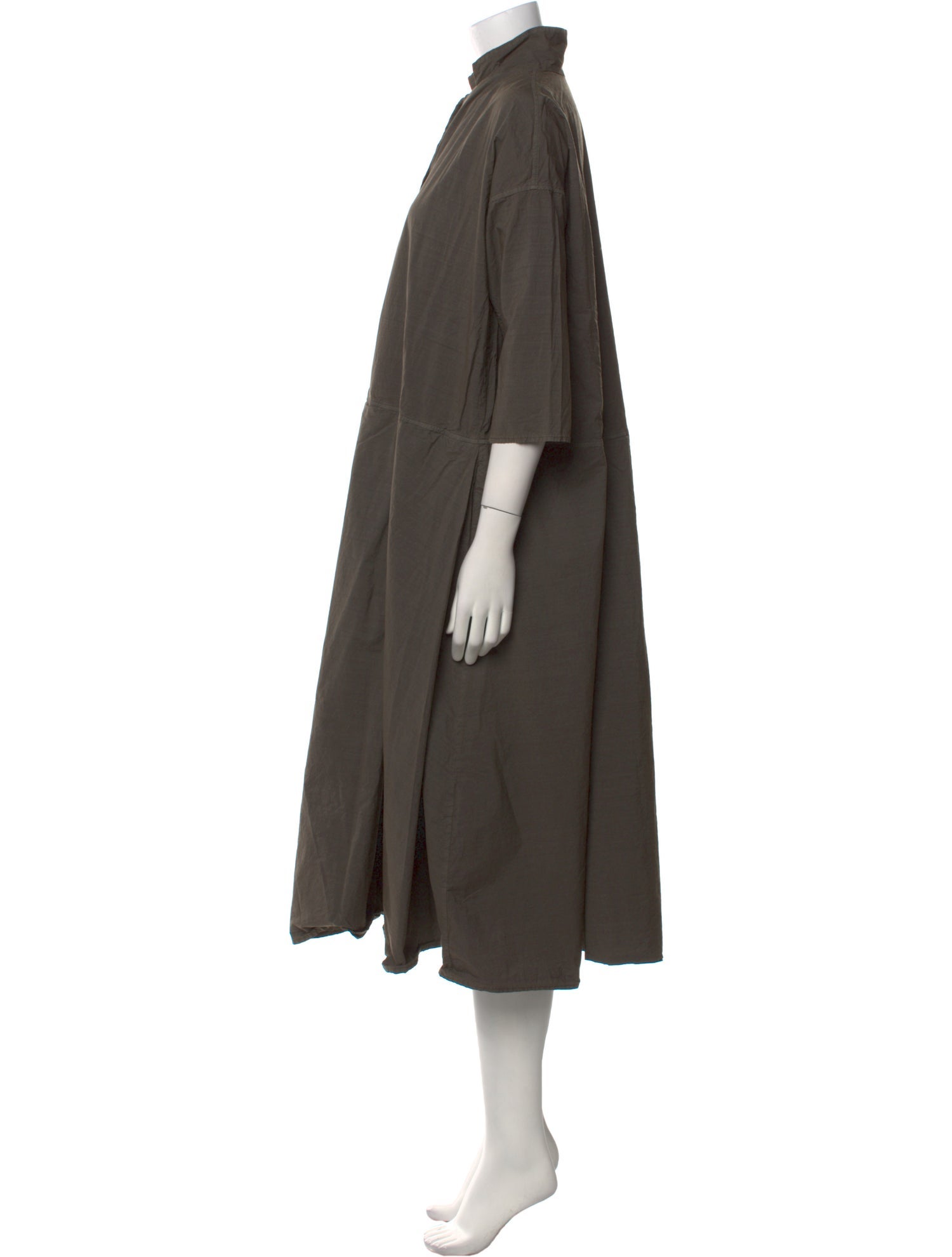 Album di Famiglia Mock Neck Midi Length Dress