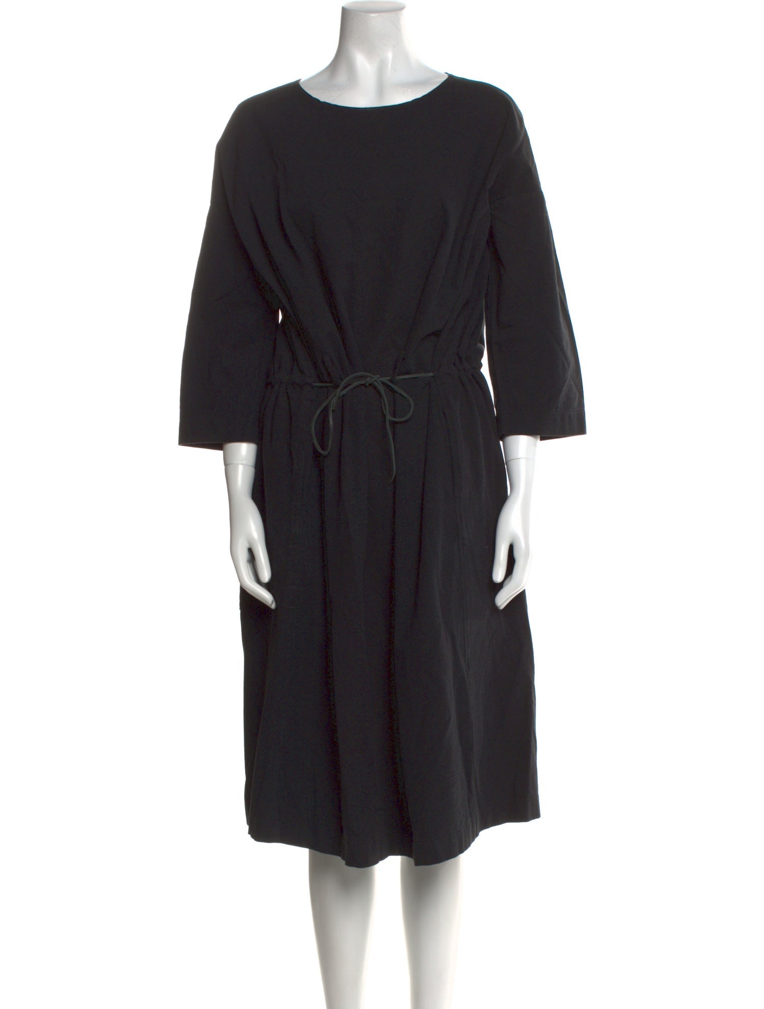 Album di Famiglia Bateau Neckline Midi Length Dress