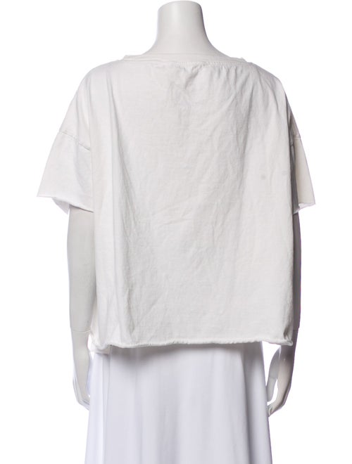 Album di Famiglia Bateau Neckline Short Sleeve Blouse