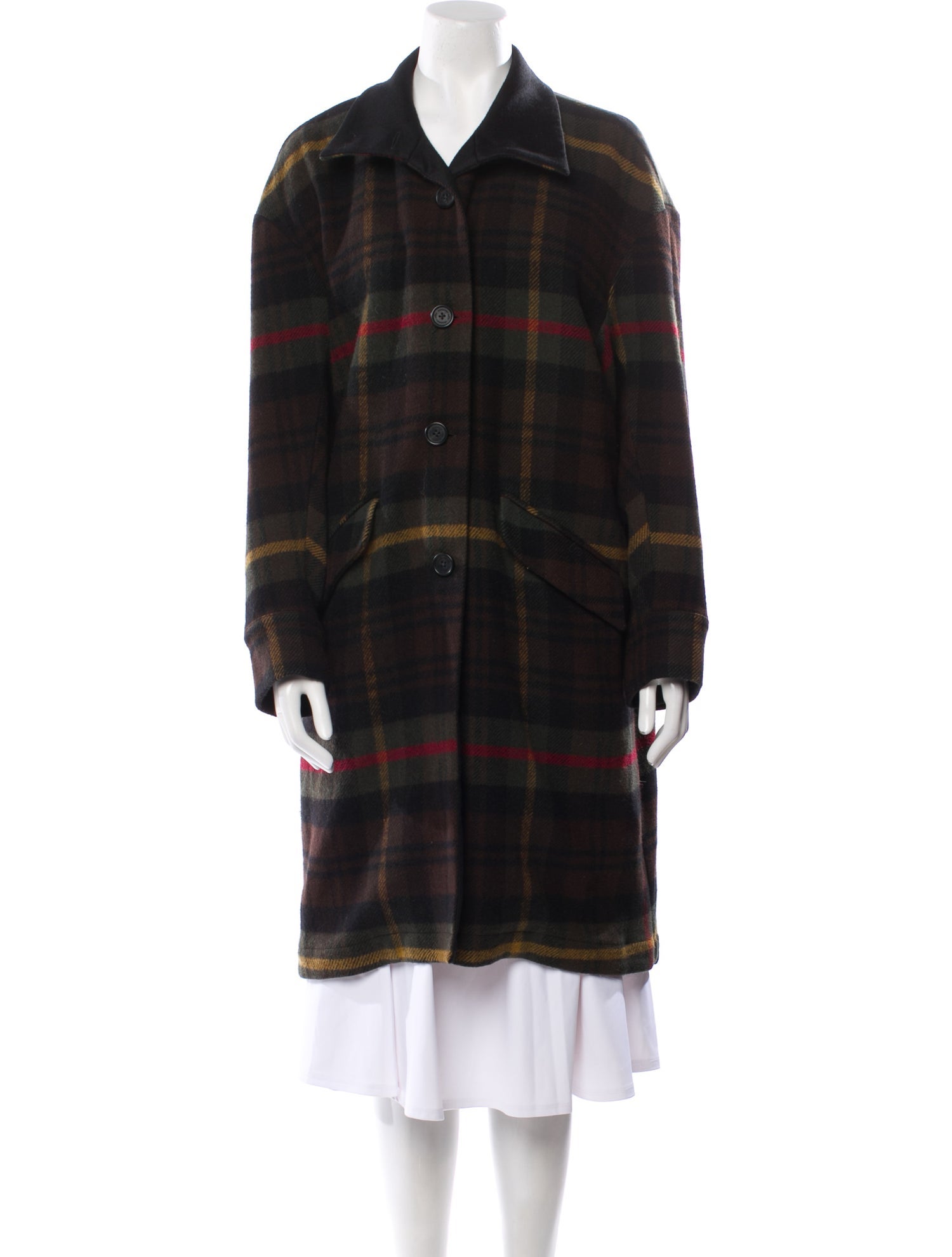 Album di Famiglia Plaid Print Coat
