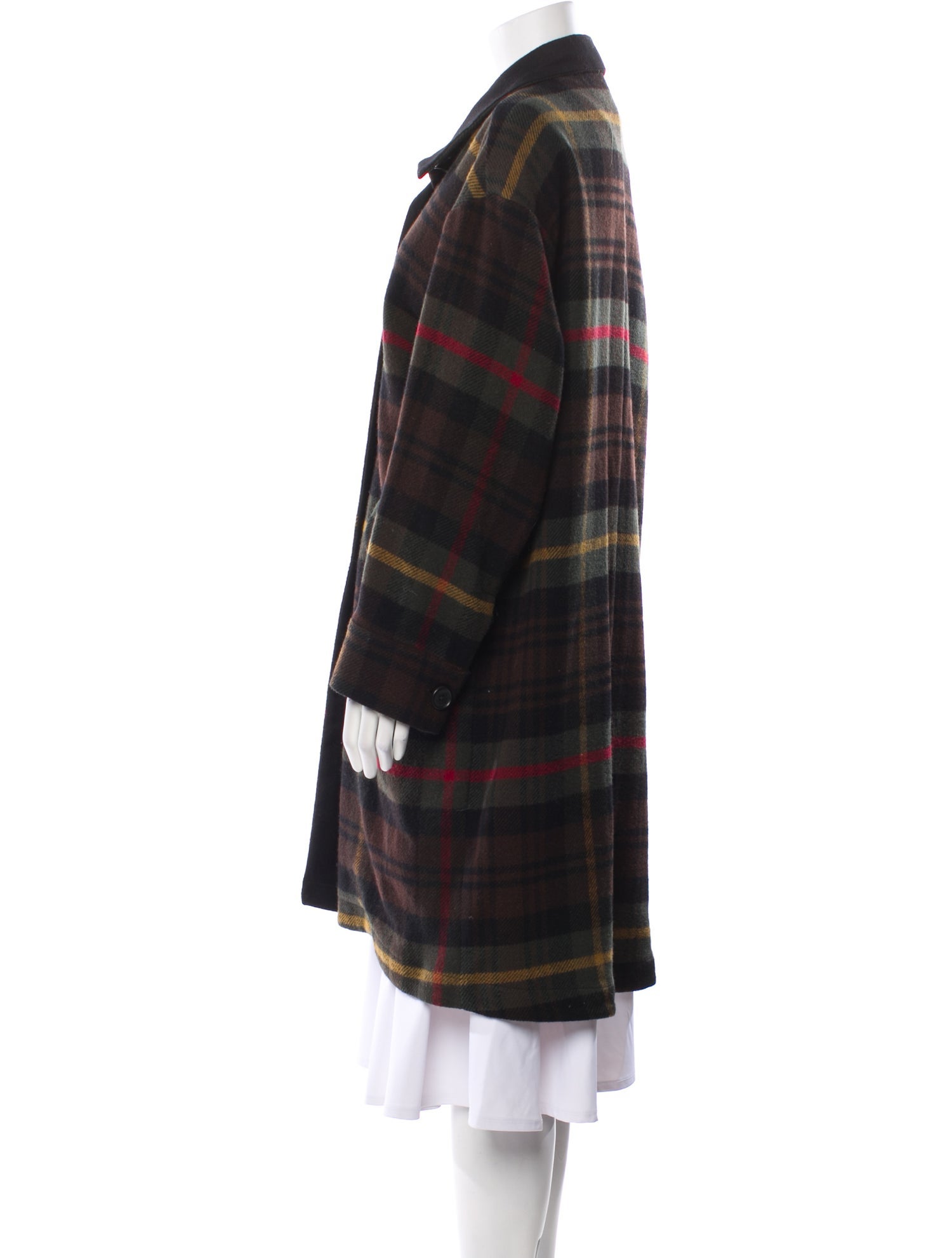 Album di Famiglia Plaid Print Coat