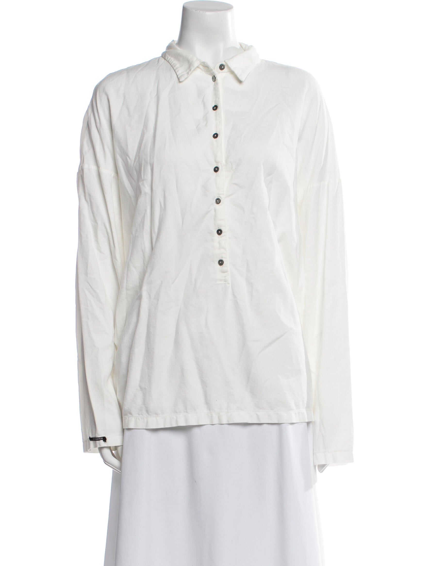 Album di Famiglia Long Sleeve Button-Up Top