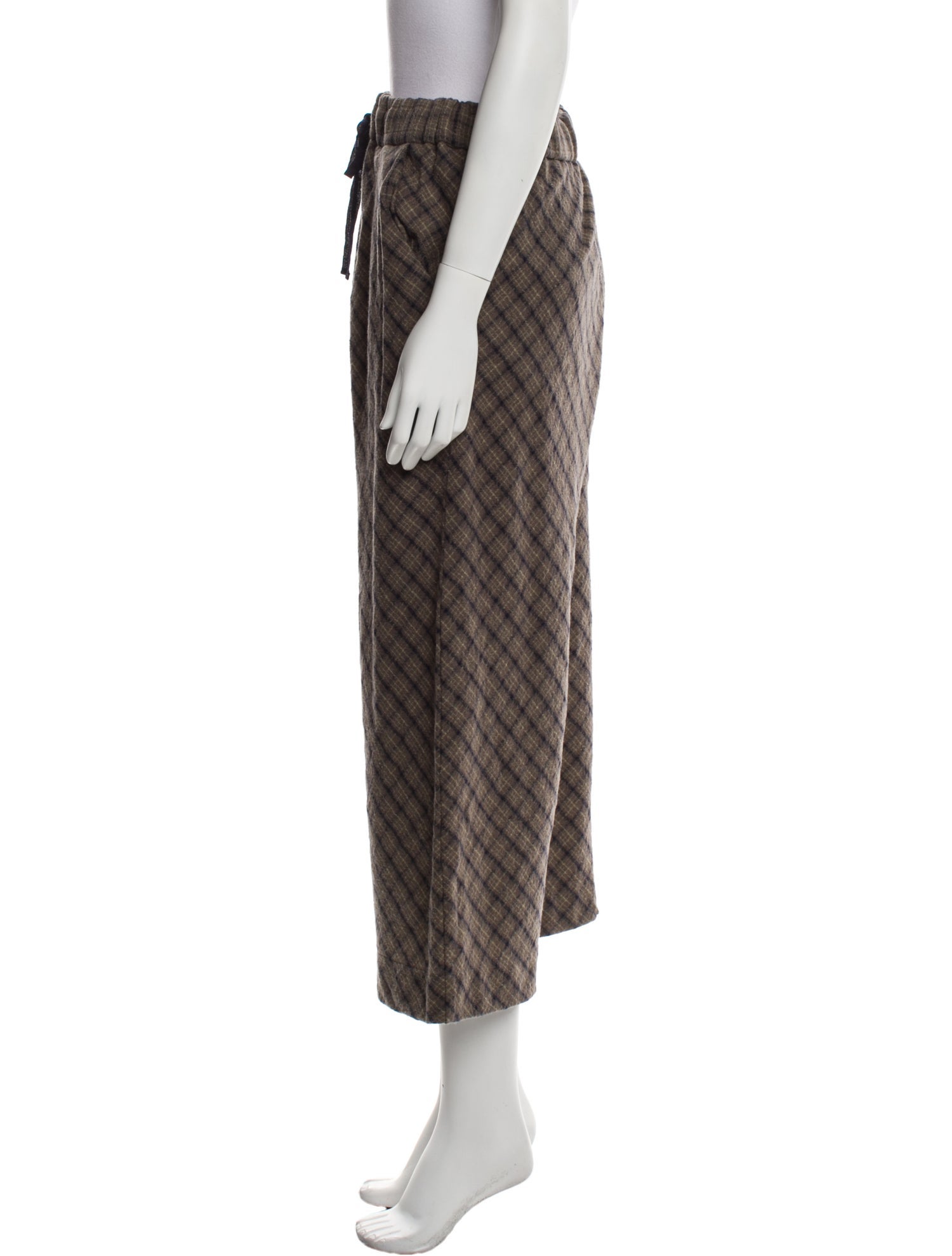 Album di Famiglia Virgin Wool Wide Leg Pants