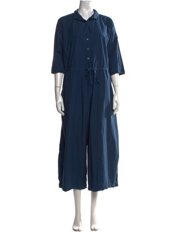 Pre-owned Album Di Famiglia Jumpsuit In Blue