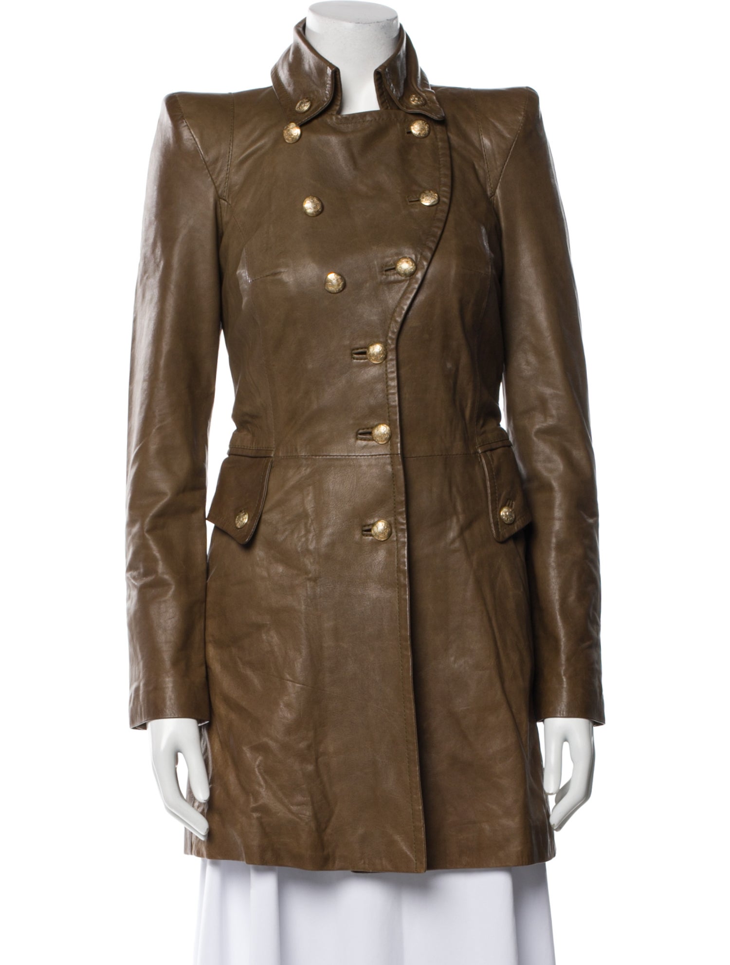 Adele Fado Leather Coat
