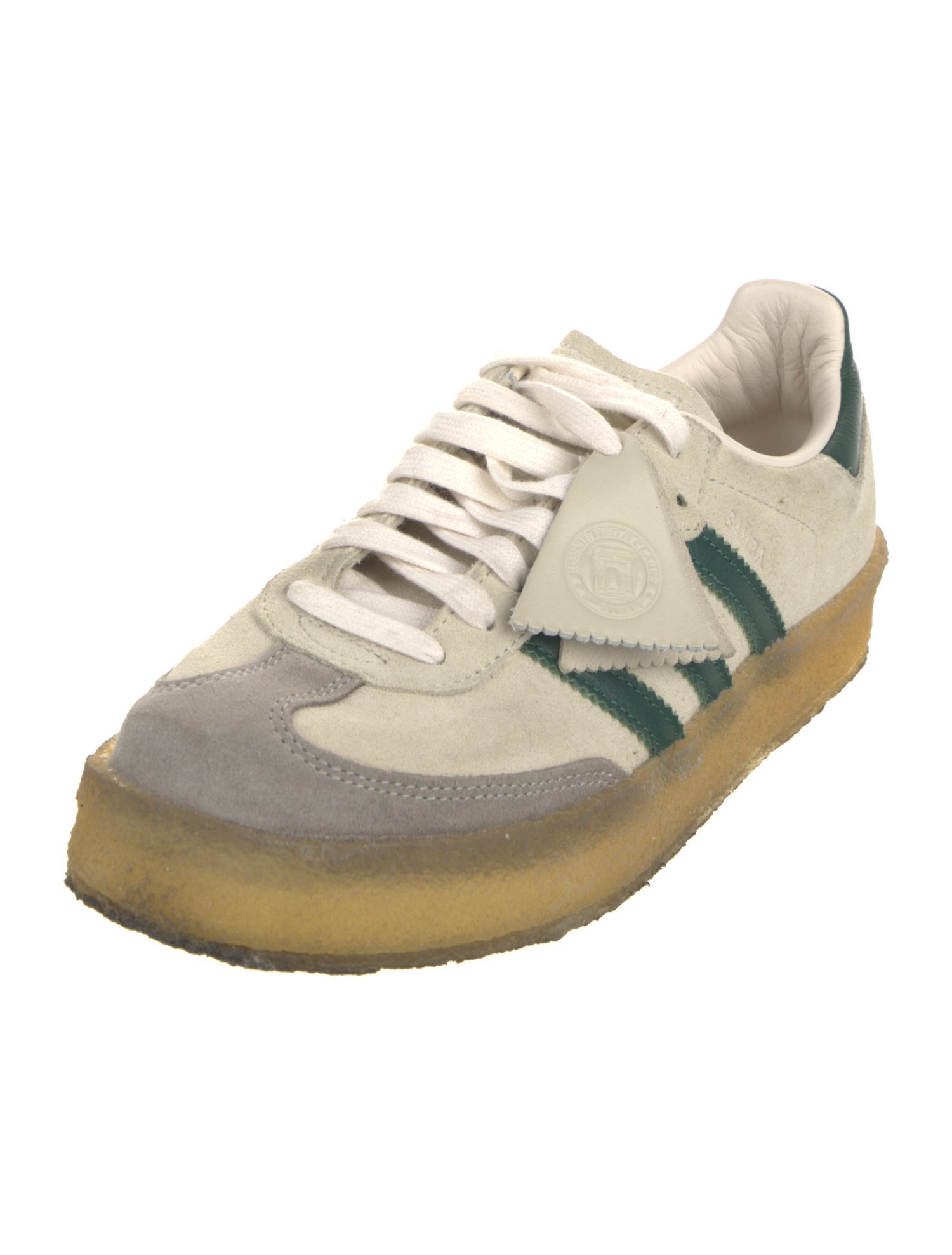 Adidas X Clarks X Ronnie Fieg Suede Colorblock Pattern Sneakers