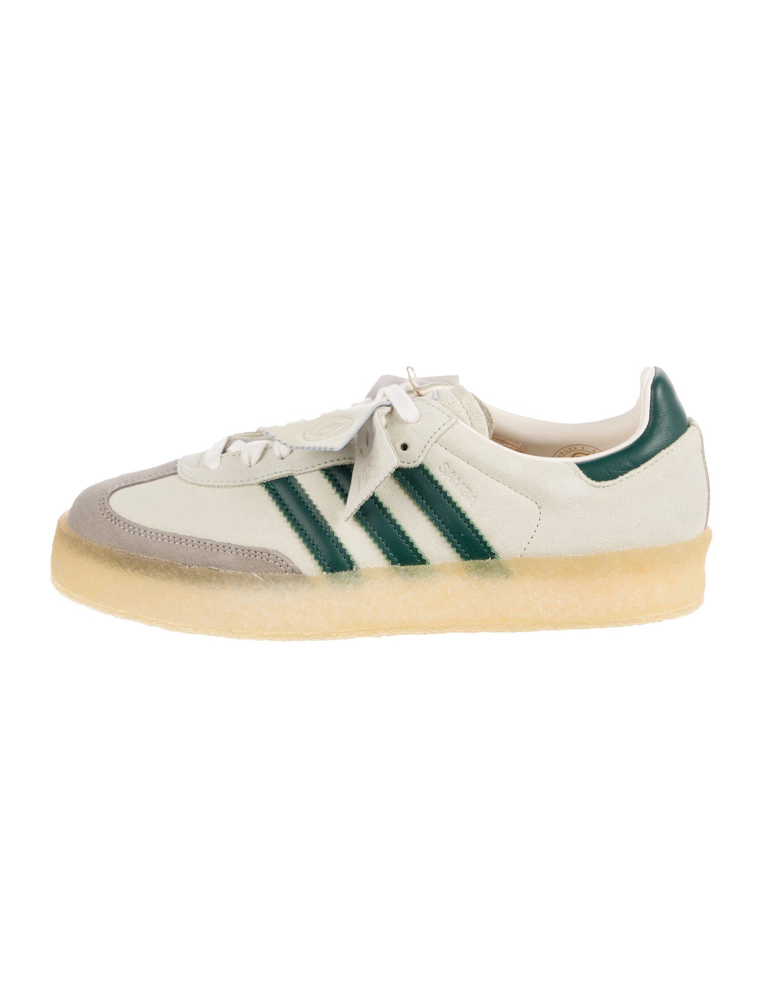 Adidas X Clarks X Ronnie Fieg Suede Striped Sneakers