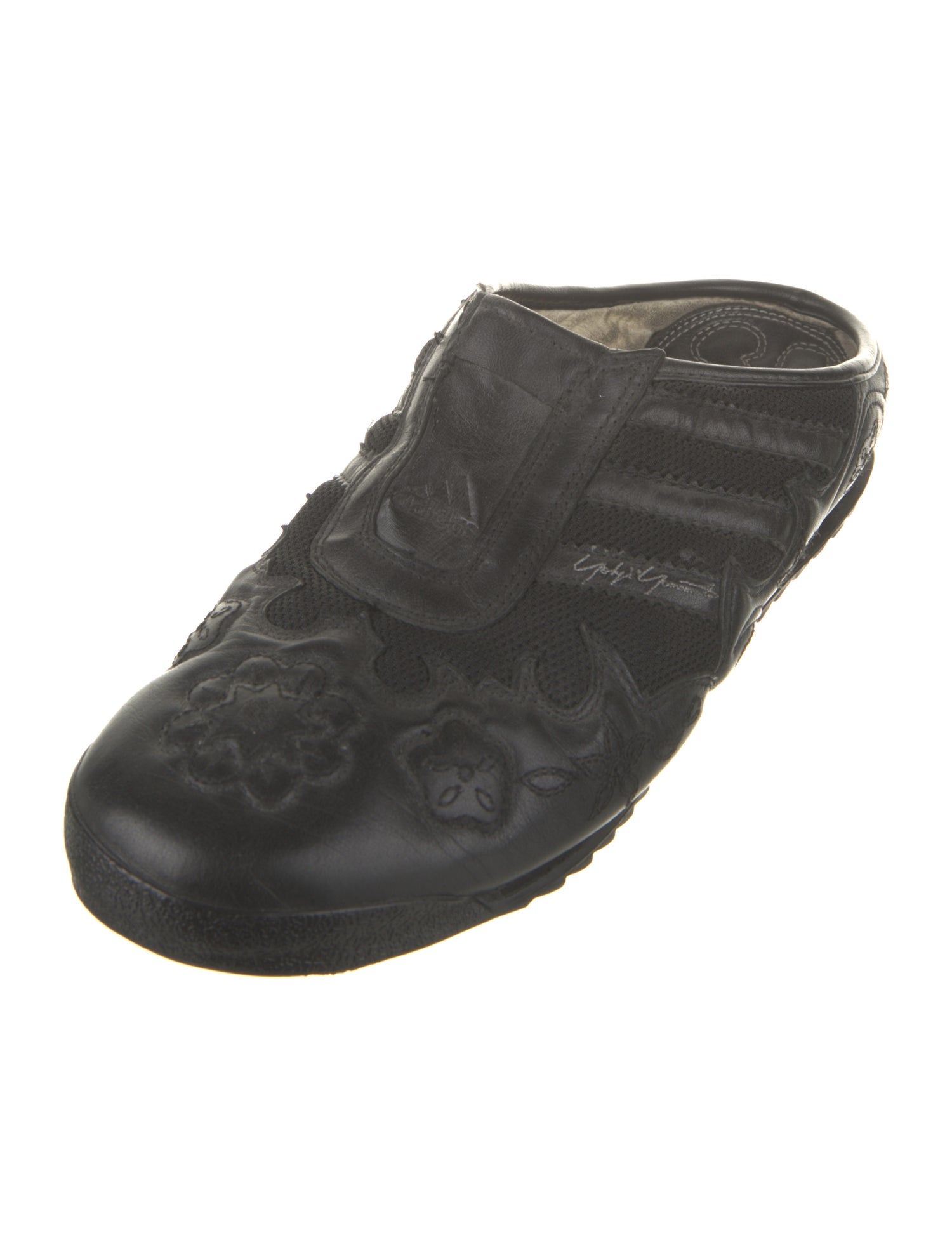 adidas x Yohji Yamamoto Vintage 2002 Mules - Black Flats, Shoes