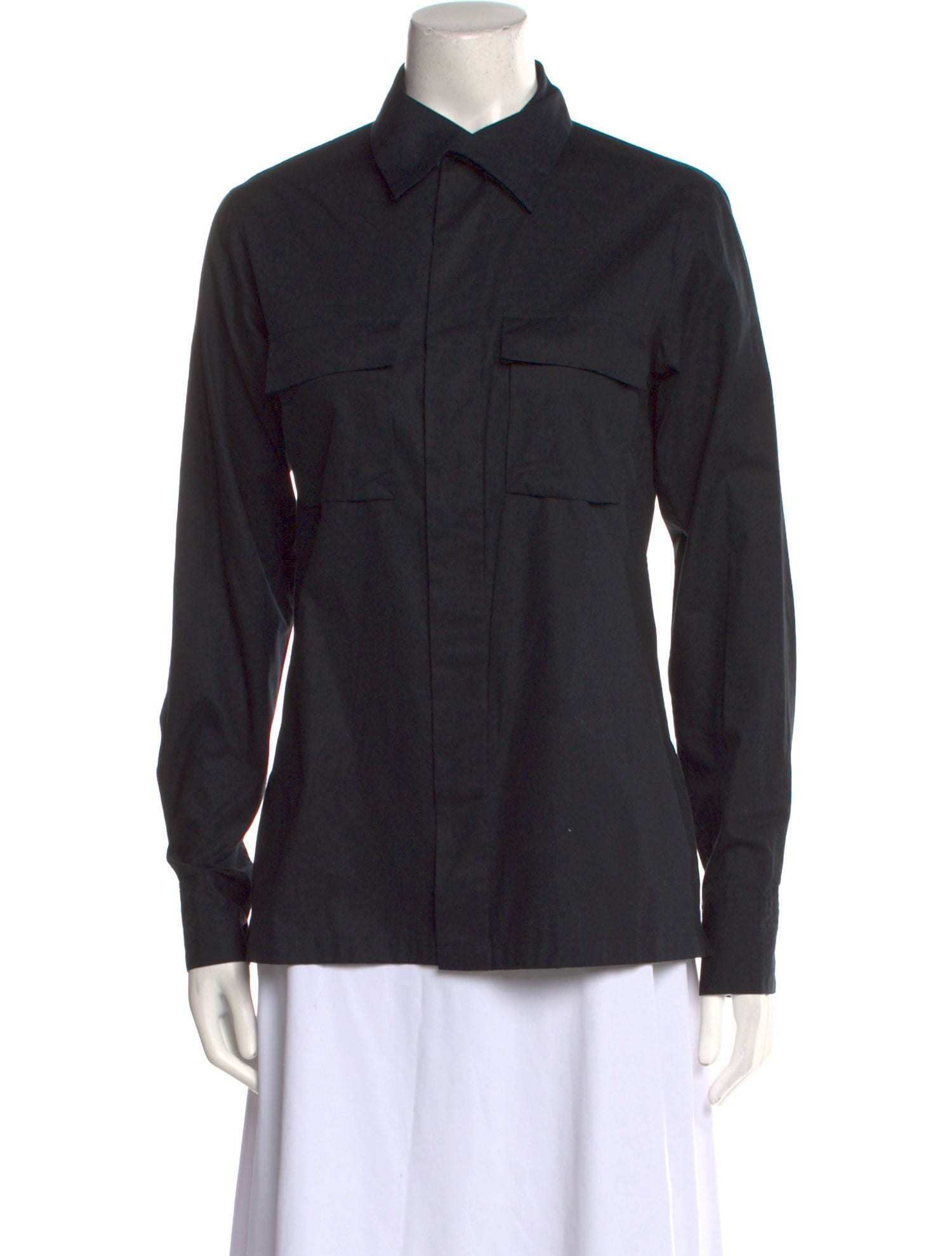 adidas x Yohji Yamamoto Long Sleeve Button-Up Top