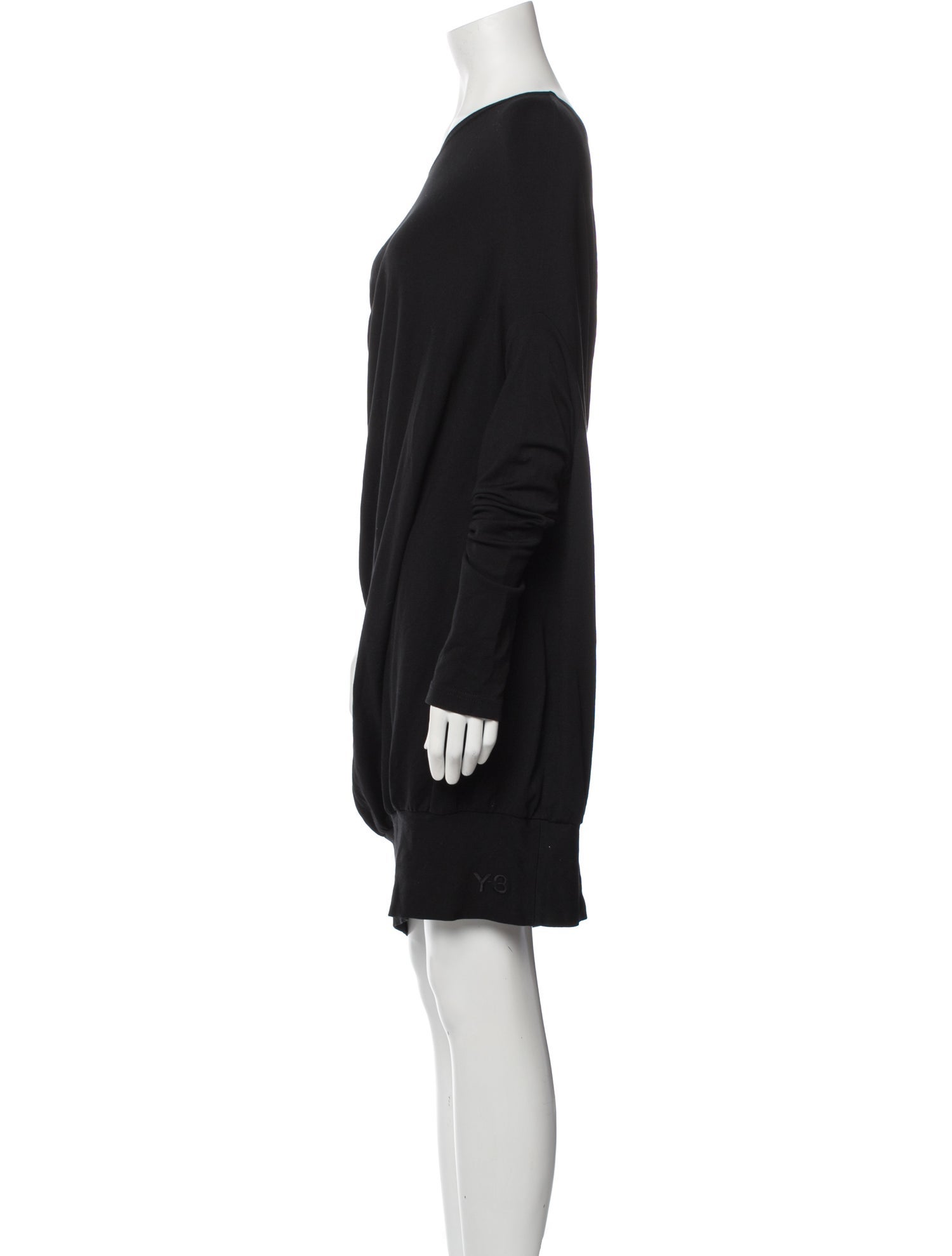 adidas x Yohji Yamamoto One-Shoulder Knee-Length Dress