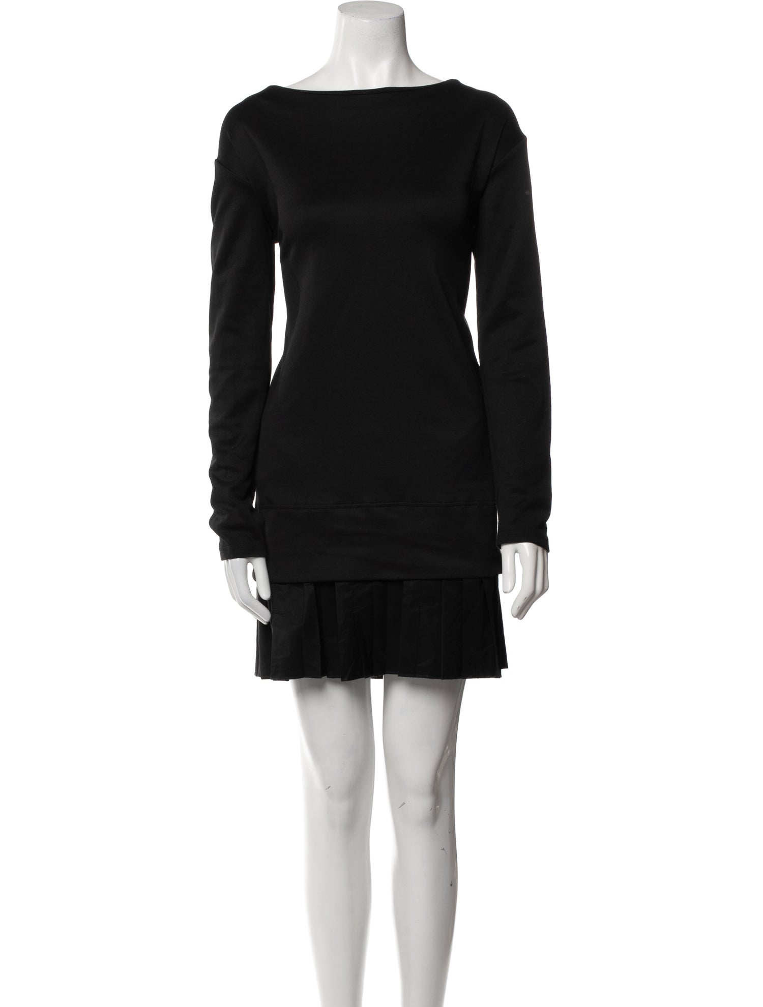 ワンピース VALENTINO VIRGIN WOOL MINI DRESS Valentino Virgin Wool Mini Dress - Black Dresses, Clothing