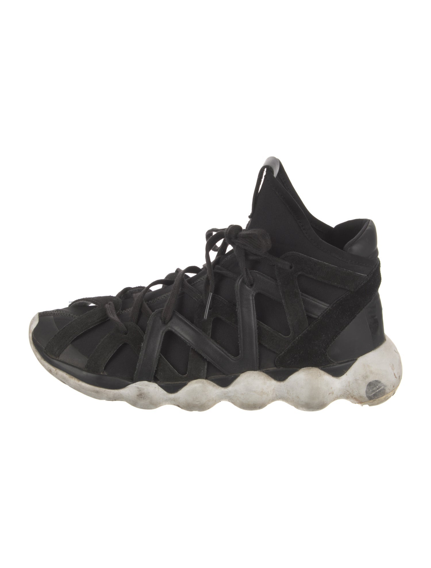 adidas x Yohji Yamamoto Suede Printed Athletic Sneakers