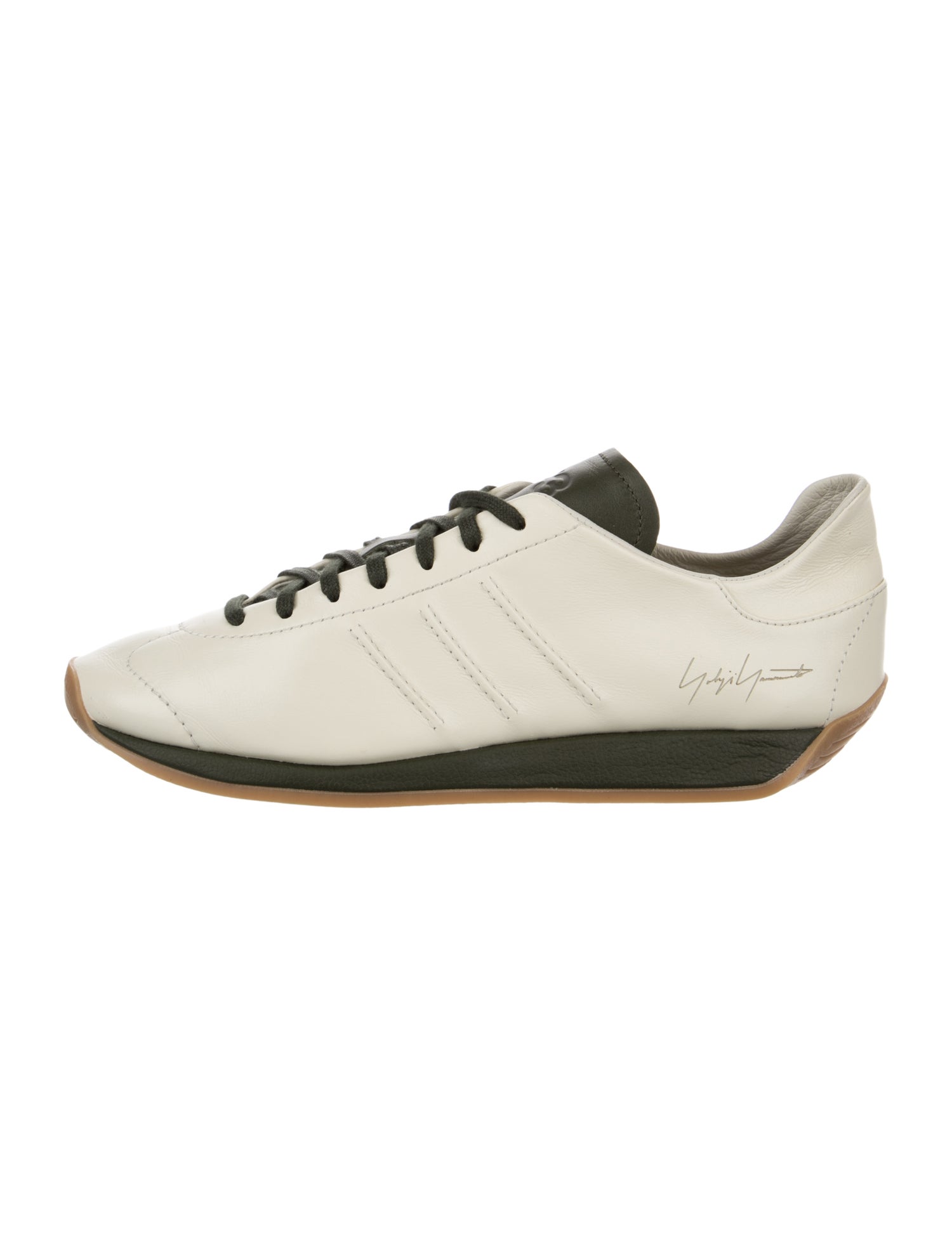adidas x Yohji Yamamoto Leather Colorblock Pattern Sneakers
