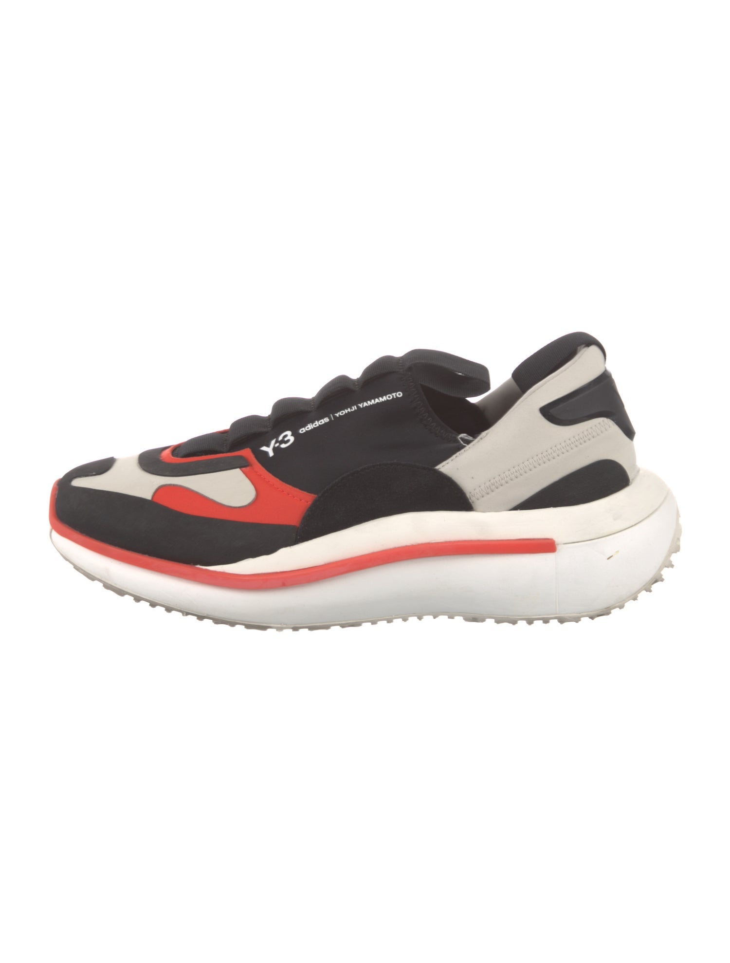 adidas x Yohji Yamamoto Neoprene Colorblock Pattern Athletic Sneakers
