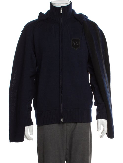 adidas x Yohji Yamamoto Wool Turtleneck Cardigan