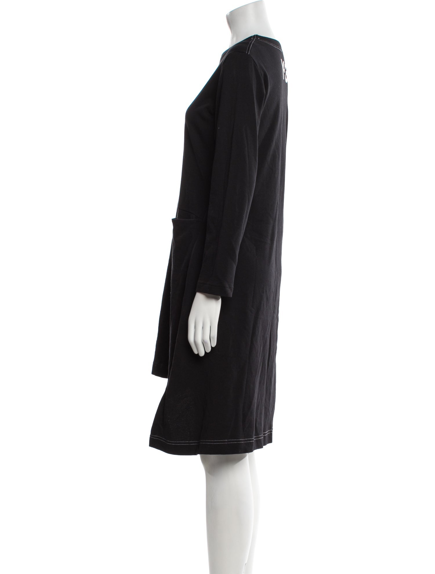 adidas x Yohji Yamamoto Crew Neck Knee-Length Dress