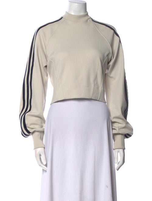 adidas x Yohji Yamamoto Mock Neck Long Sleeve Crop Top