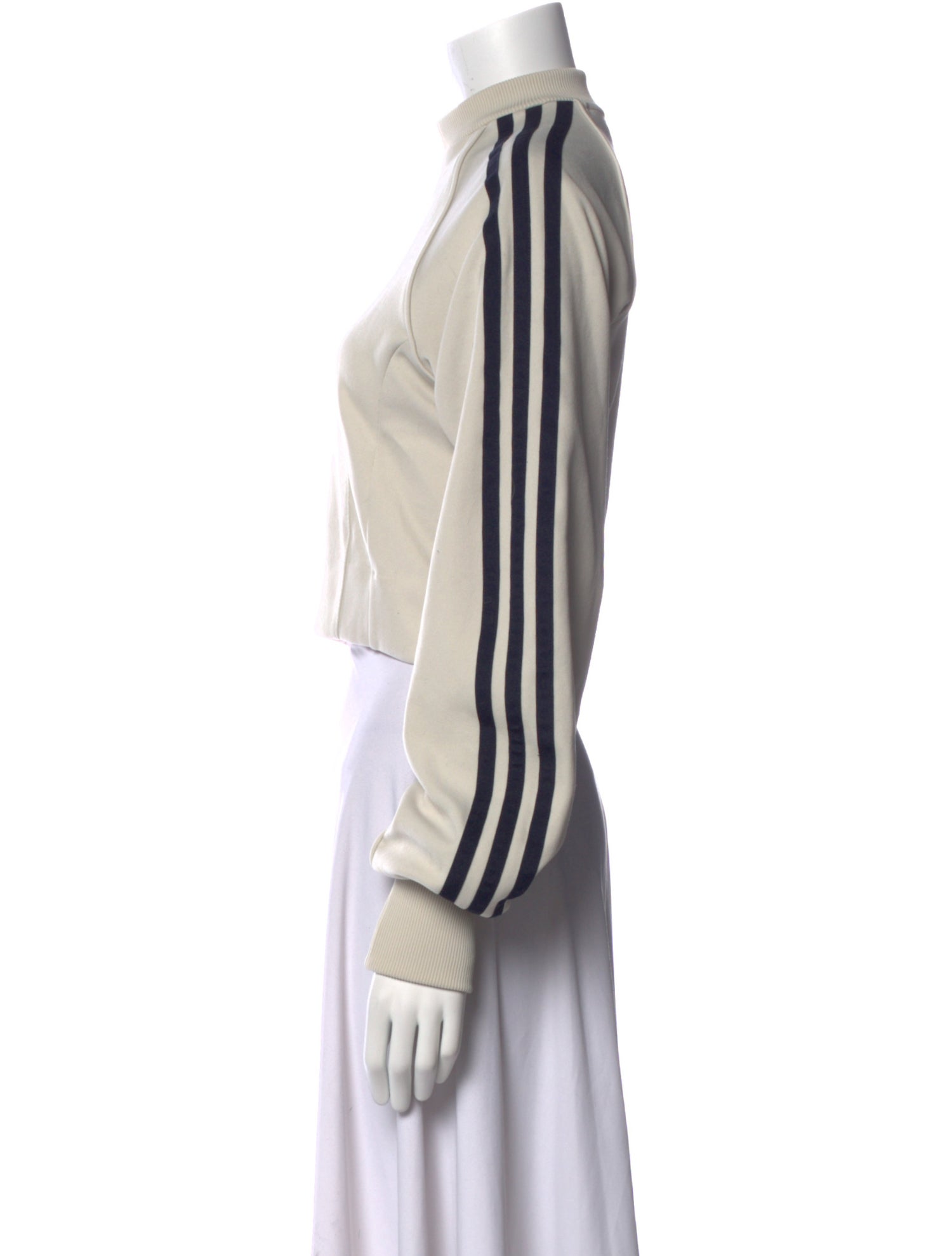 adidas x Yohji Yamamoto Mock Neck Long Sleeve Crop Top