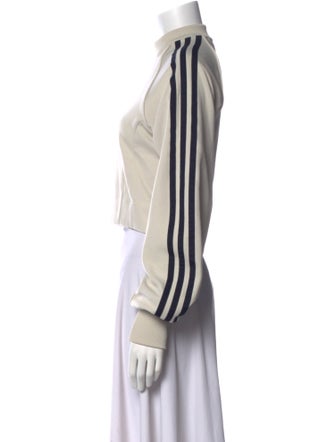 adidas x Yohji Yamamoto Mock Neck Long Sleeve Crop Top