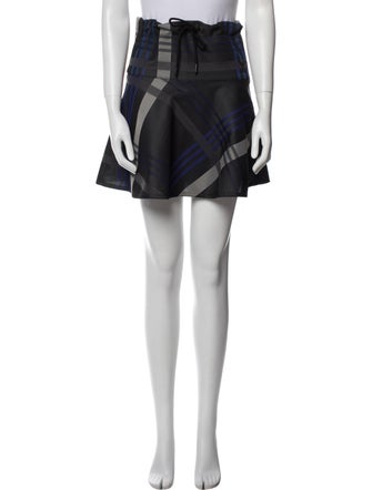 adidas x Yohji Yamamoto Plaid Print Mini Skirt