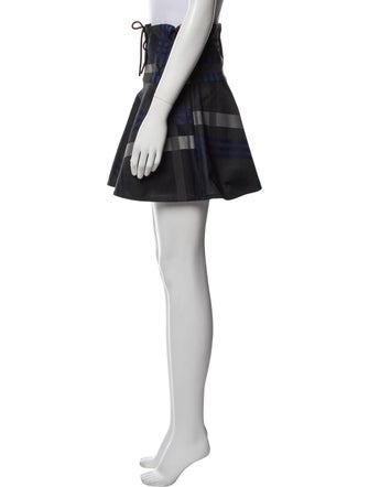 adidas x Yohji Yamamoto Plaid Print Mini Skirt