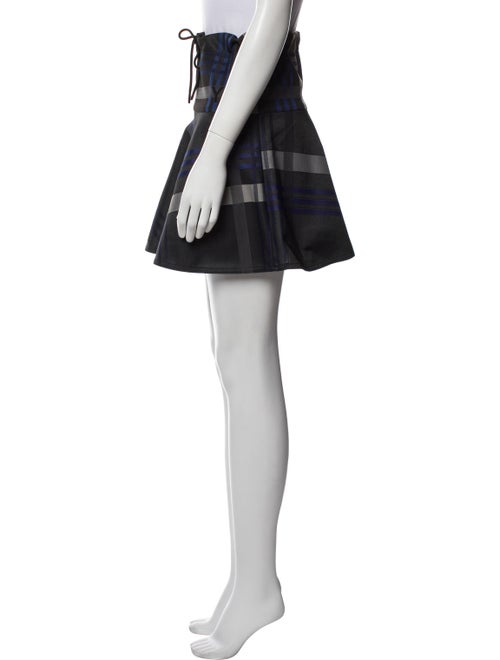 adidas x Yohji Yamamoto Plaid Print Mini Skirt