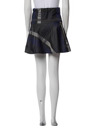 adidas x Yohji Yamamoto Plaid Print Mini Skirt