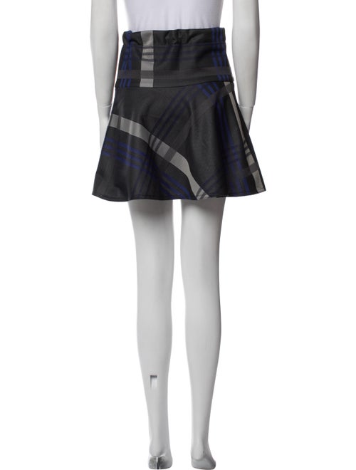 adidas x Yohji Yamamoto Plaid Print Mini Skirt