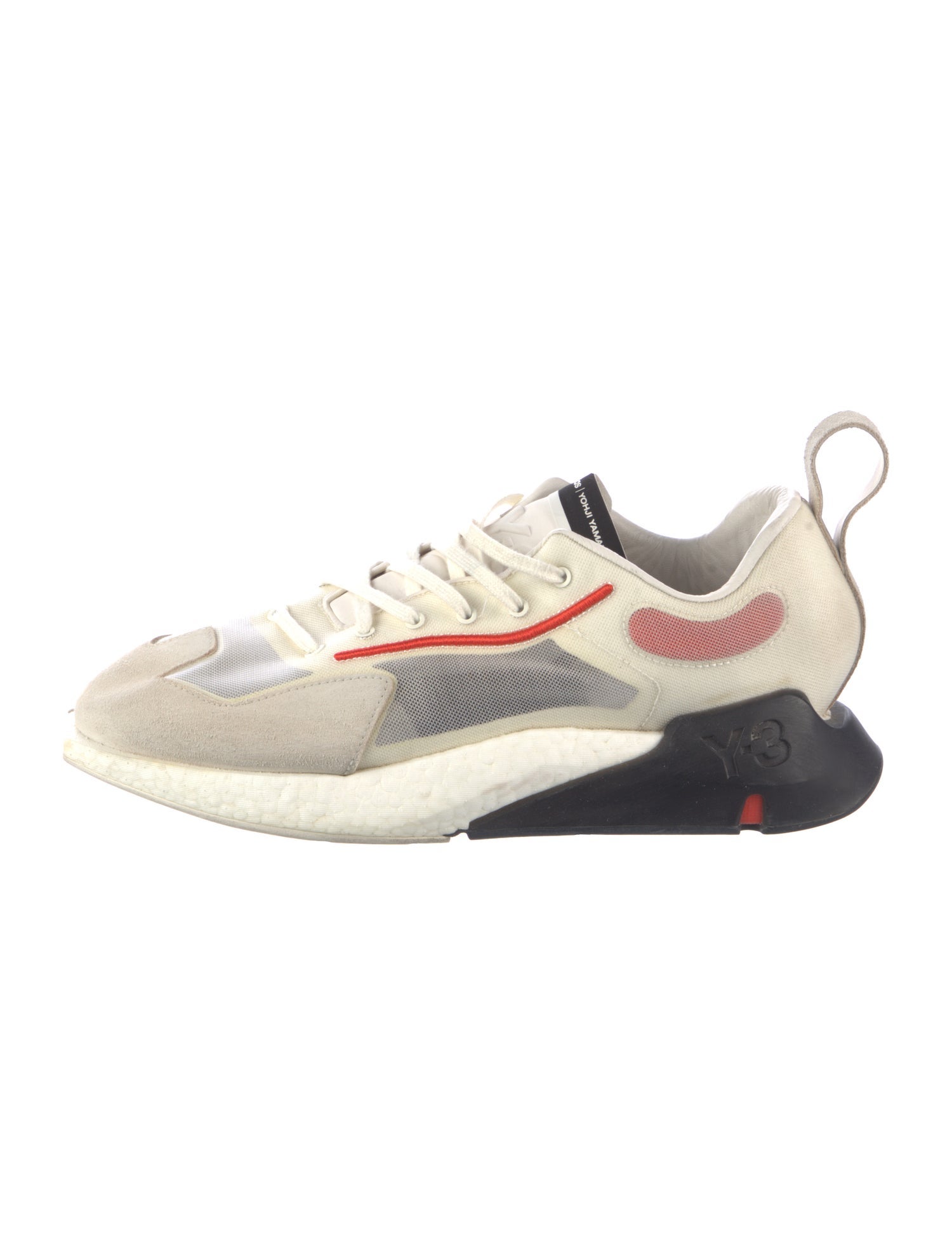 adidas x Yohji Yamamoto Colorblock Pattern Athletic Sneakers