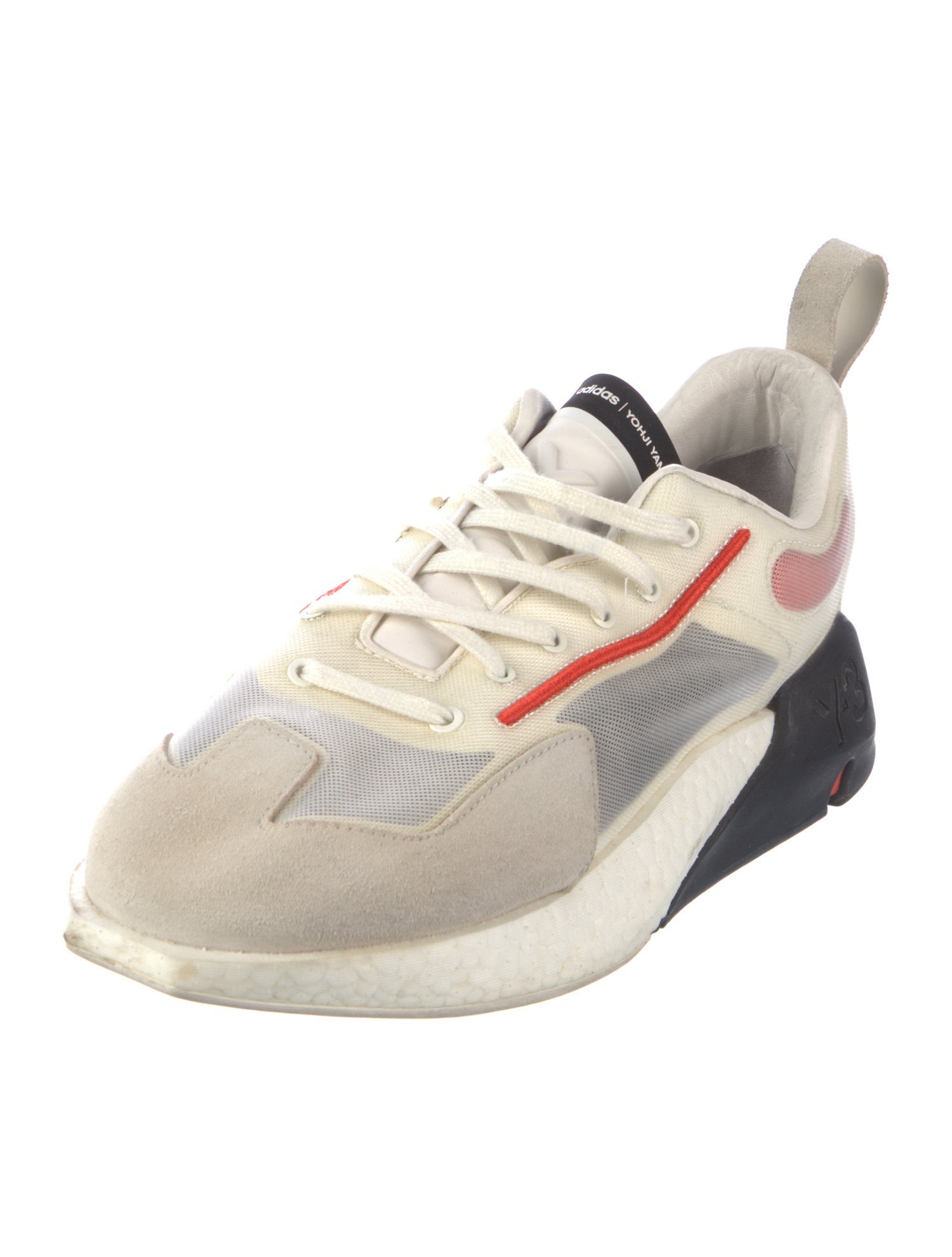 adidas x Yohji Yamamoto Colorblock Pattern Athletic Sneakers