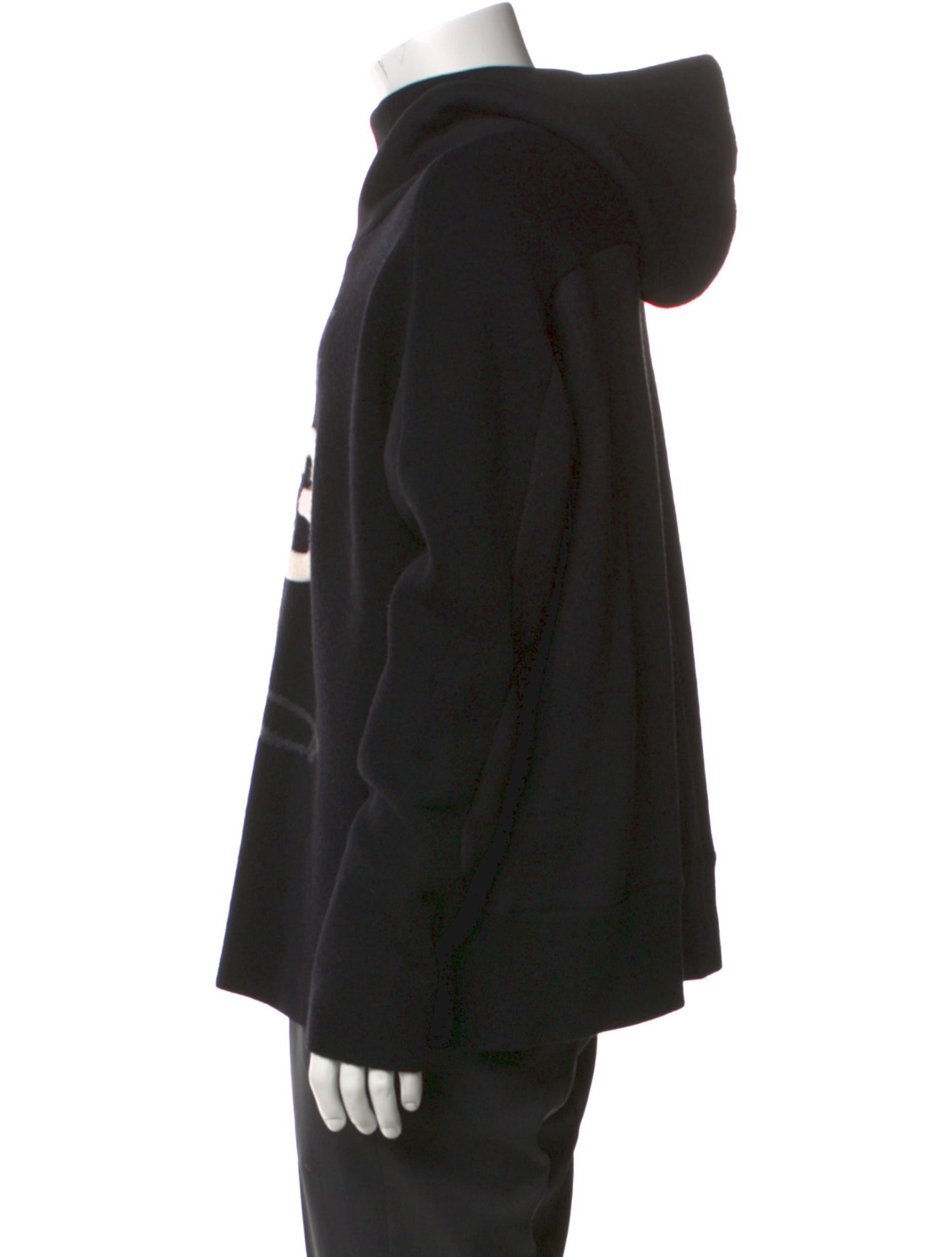 adidas x Yohji Yamamoto Mohair Graphic Print Hoodie