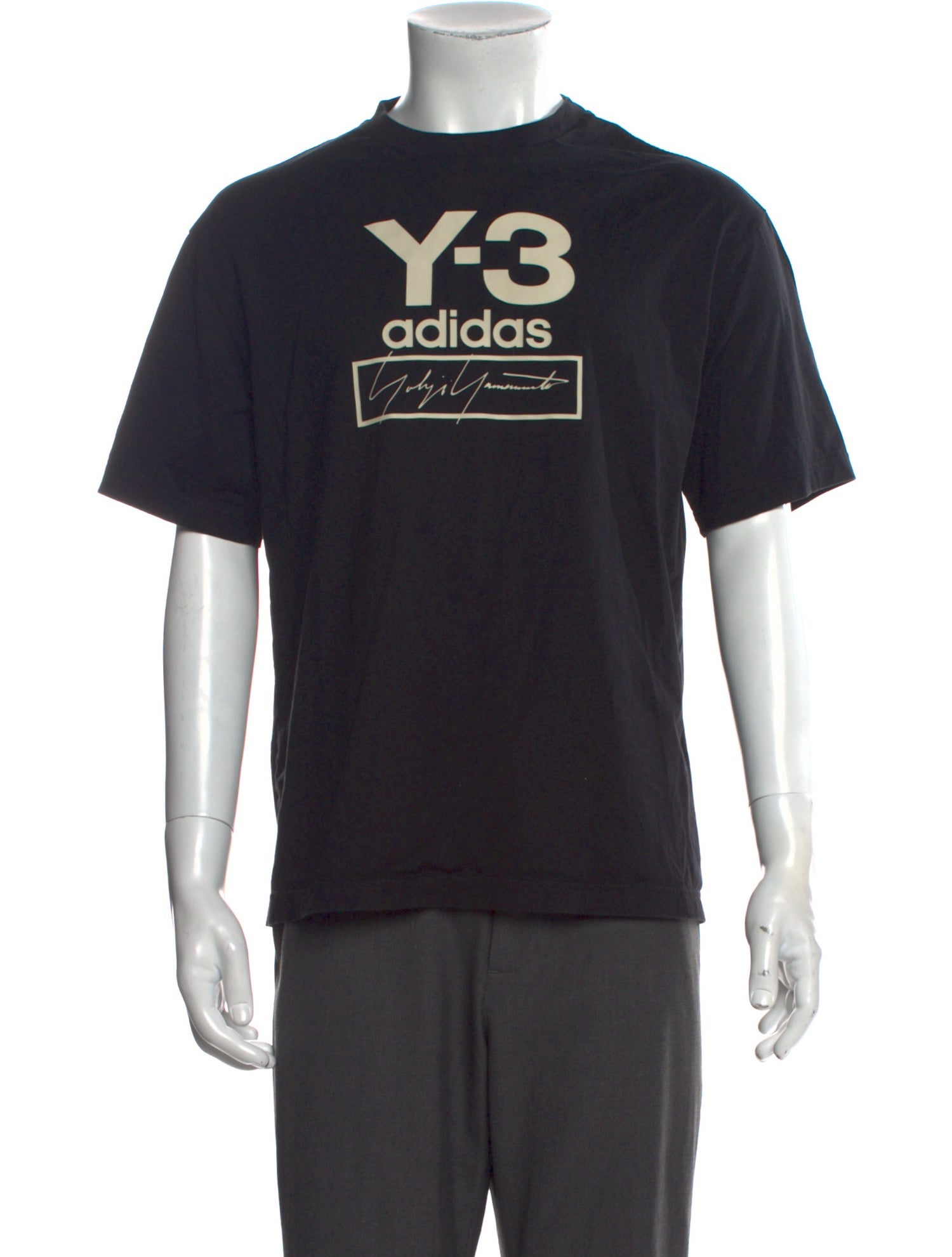 adidas x Yohji Yamamoto Graphic Print Crew Neck T-Shirt