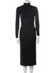 Adriana Iglesias Turtleneck Long Dress