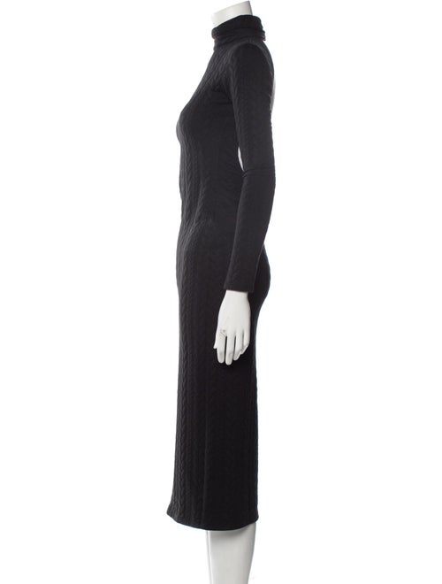 Adriana Iglesias Turtleneck Long Dress