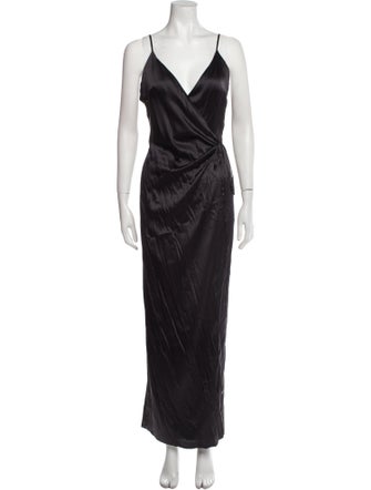 Adriana Iglesias Silk Long Dress