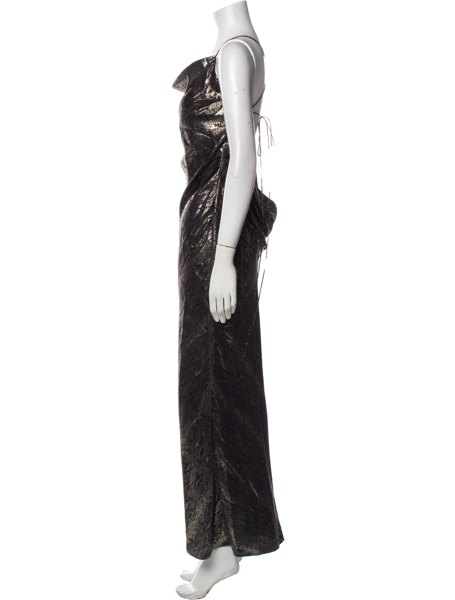 Adriana Iglesias Silk Long Dress w/ Tags