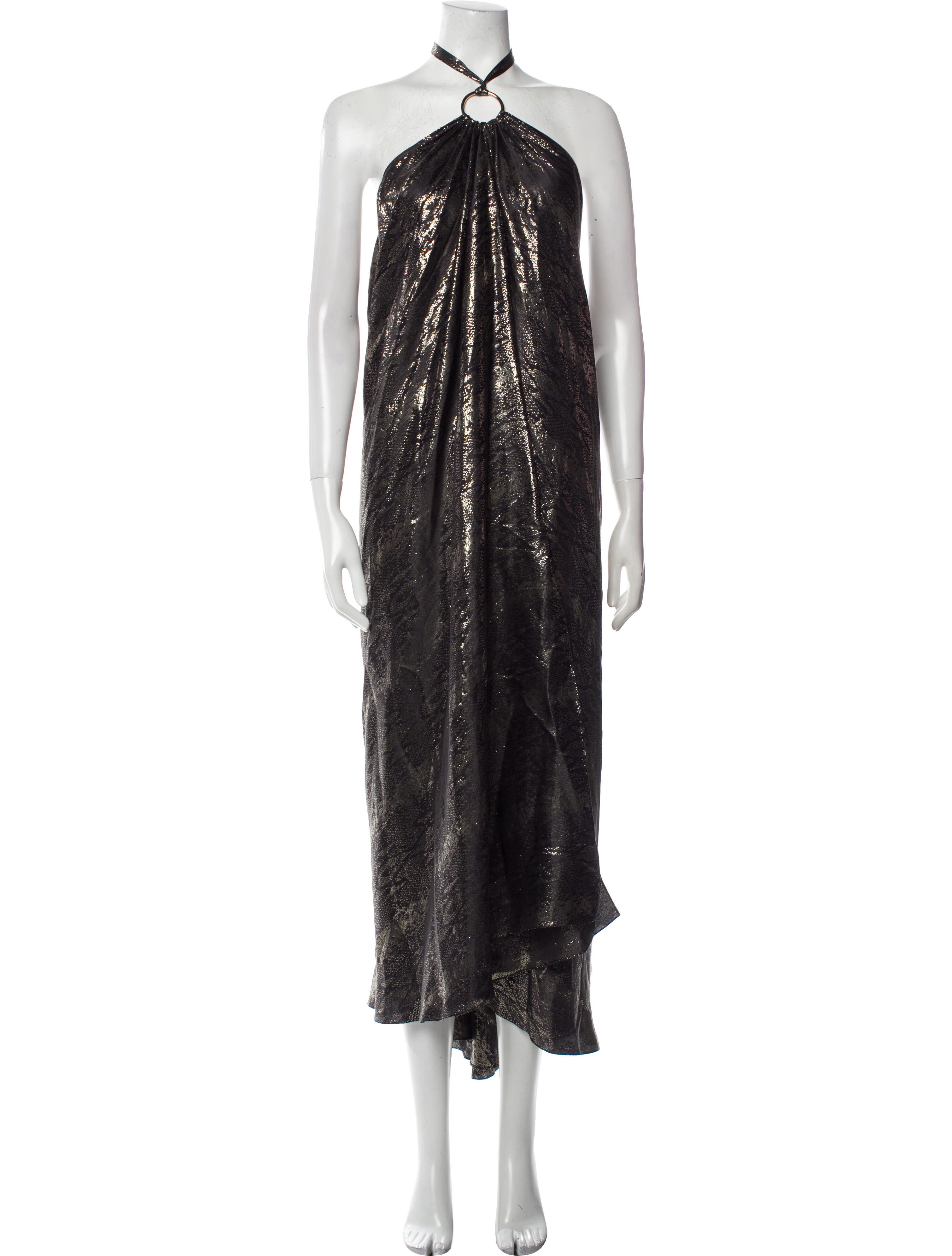 Adriana Iglesias Silk Midi Length Dress w/ Tags
