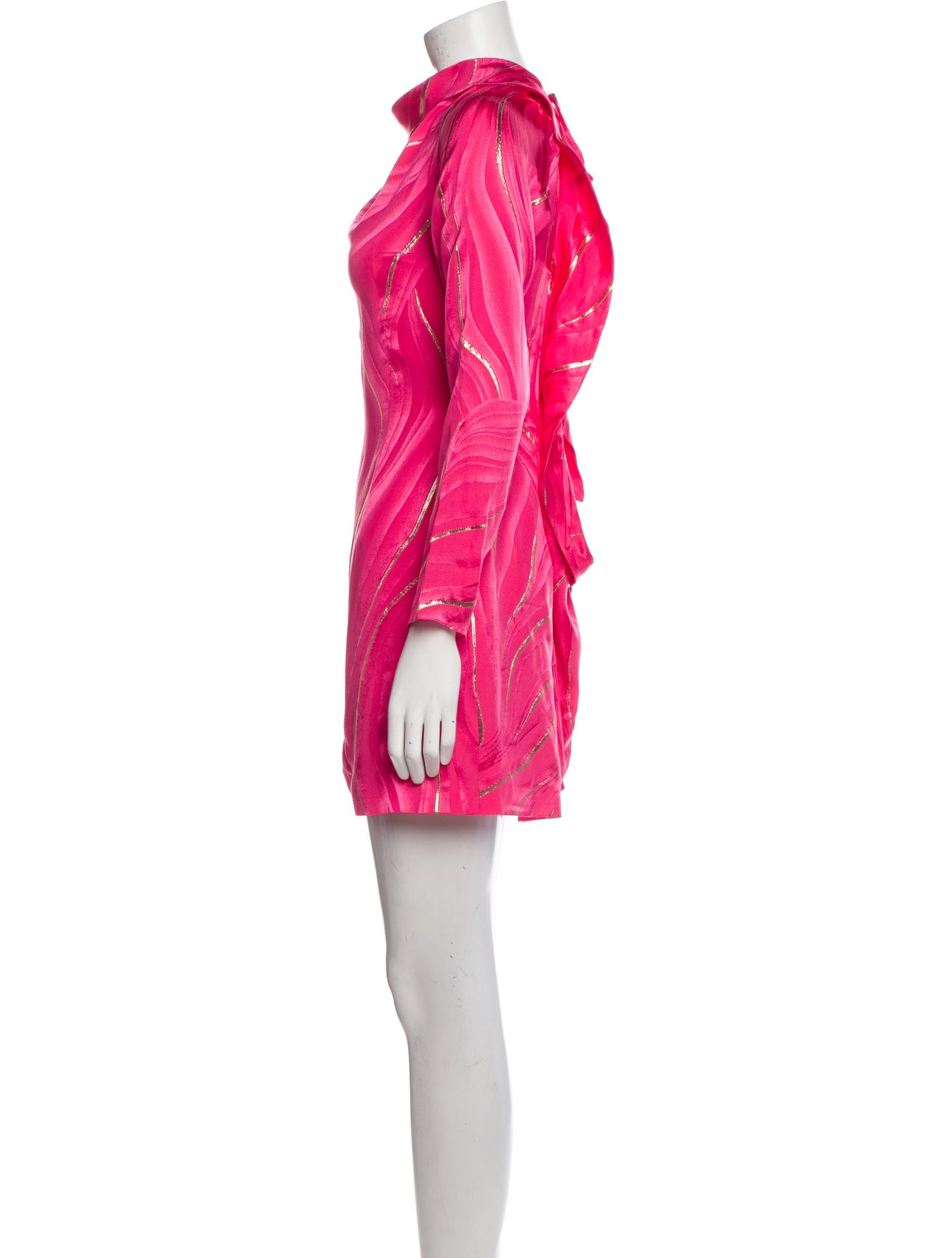 Adriana Iglesias Silk Mini Dress