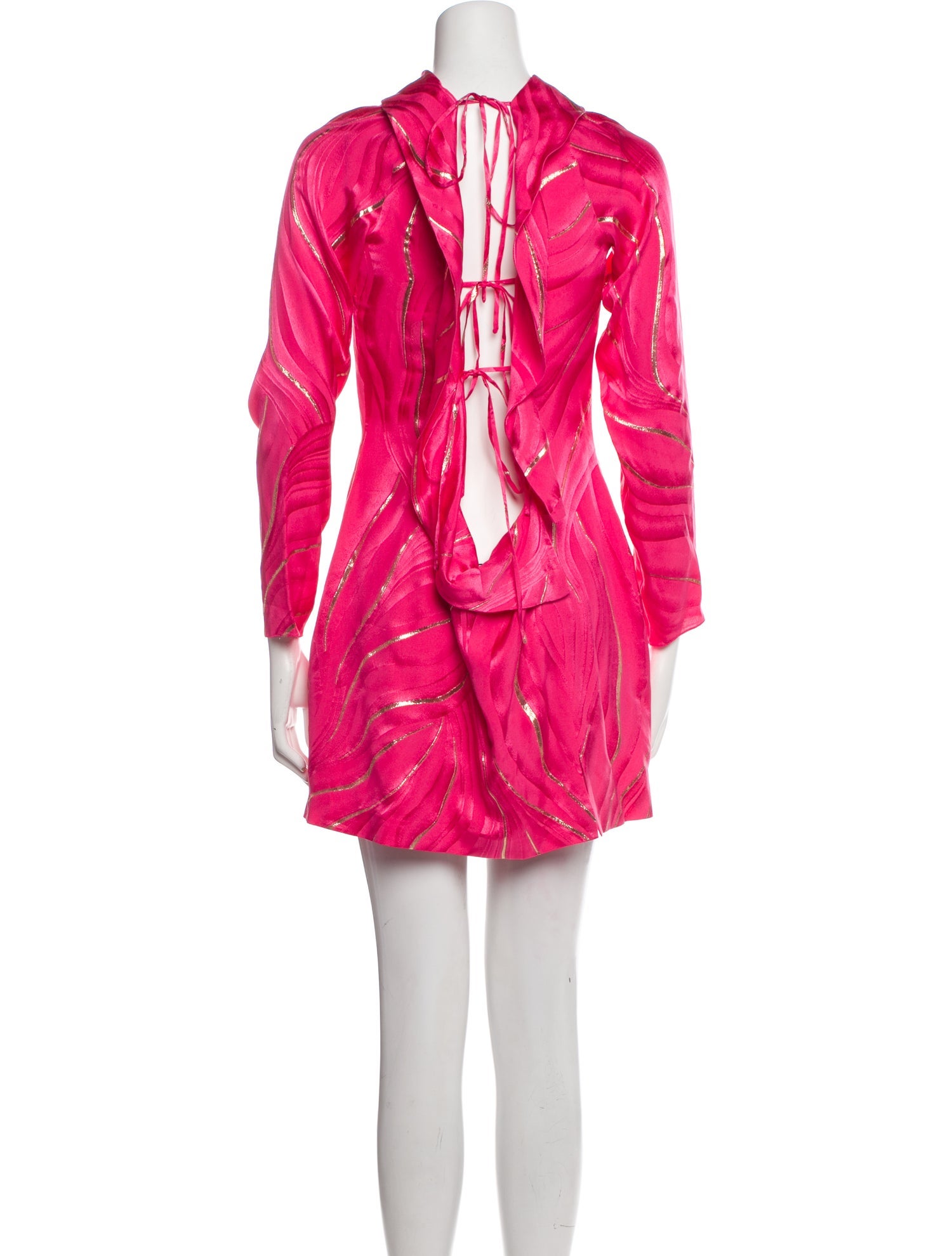 Adriana Iglesias Silk Mini Dress