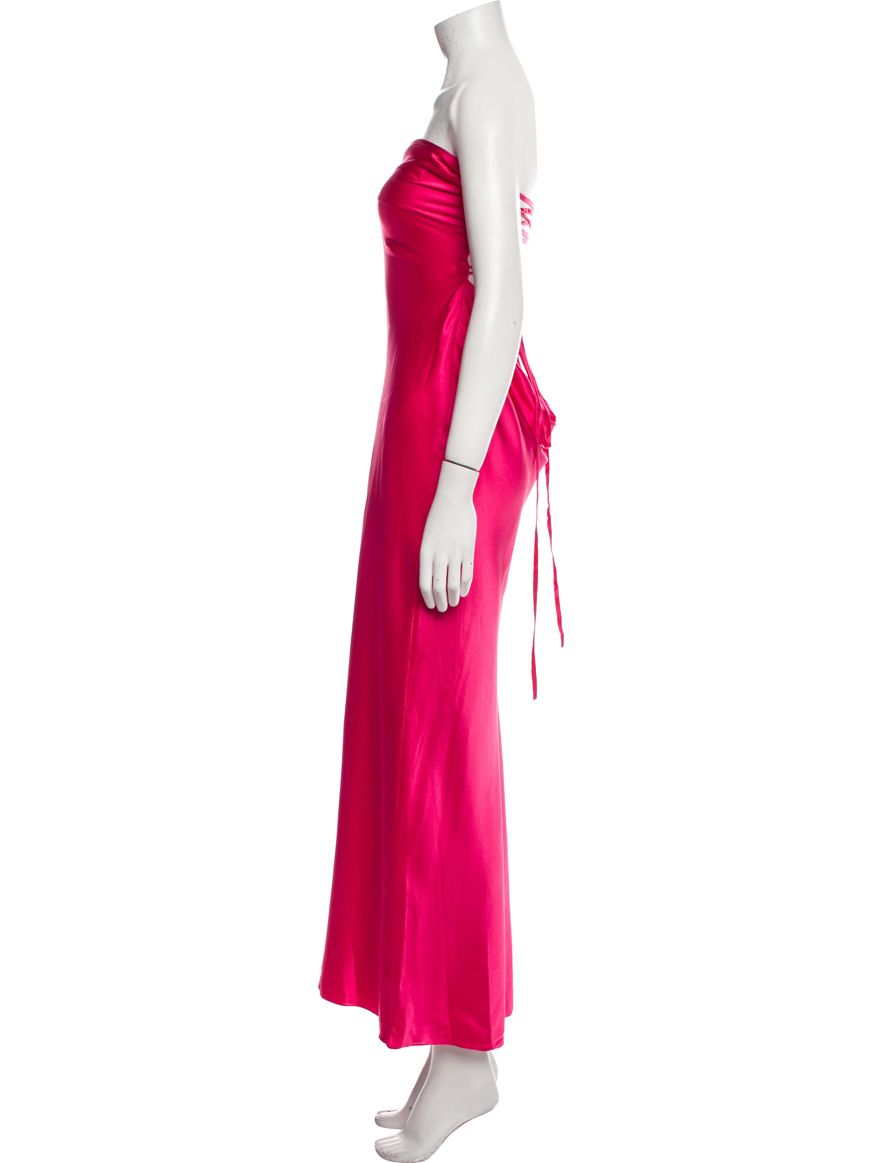 Adriana Iglesias Silk Long Dress